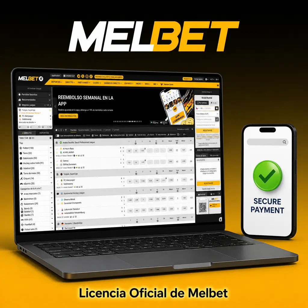 Licencia oficial de Melbet